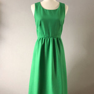 J. Crew Collection Green Madelene Wool Dress Sz 6